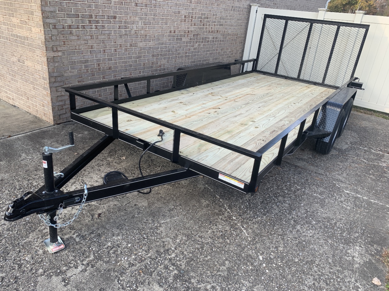 2026  Racers Edge  Trailer 82x16 Tandem Utility 7000lb